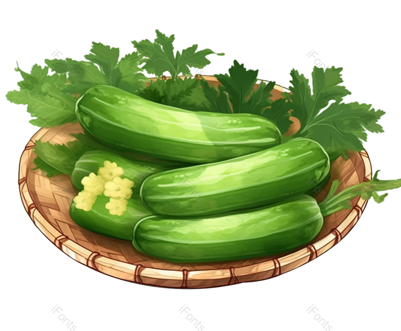 叶子图片,蔬菜元素,绿色PNG,食材免抠素材